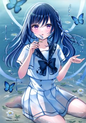 桜ひより,看穿,制服,掀裙,湿身