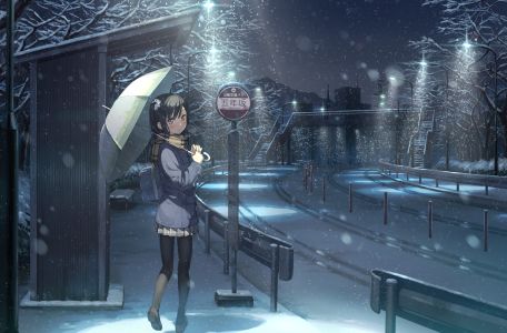 kantoku,雫,5年目の放課後,裤袜,制服,雨伞