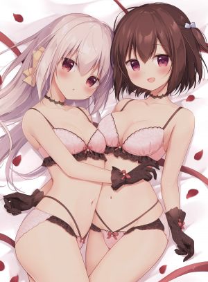 宫坂なこ,bra,cleavage,lingerie,胖次,百合