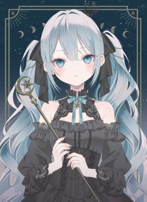 paruno,初音ミク,VOCALOID,连衣裙,哥特式洛丽塔,萝裙,weapon