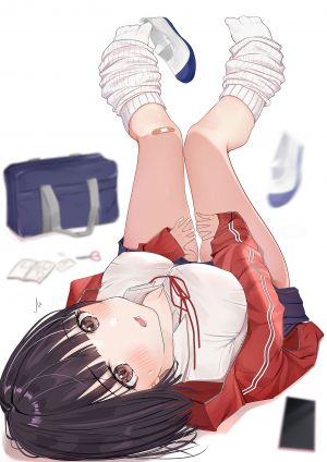 ういり,创可贴,制服,掀裙