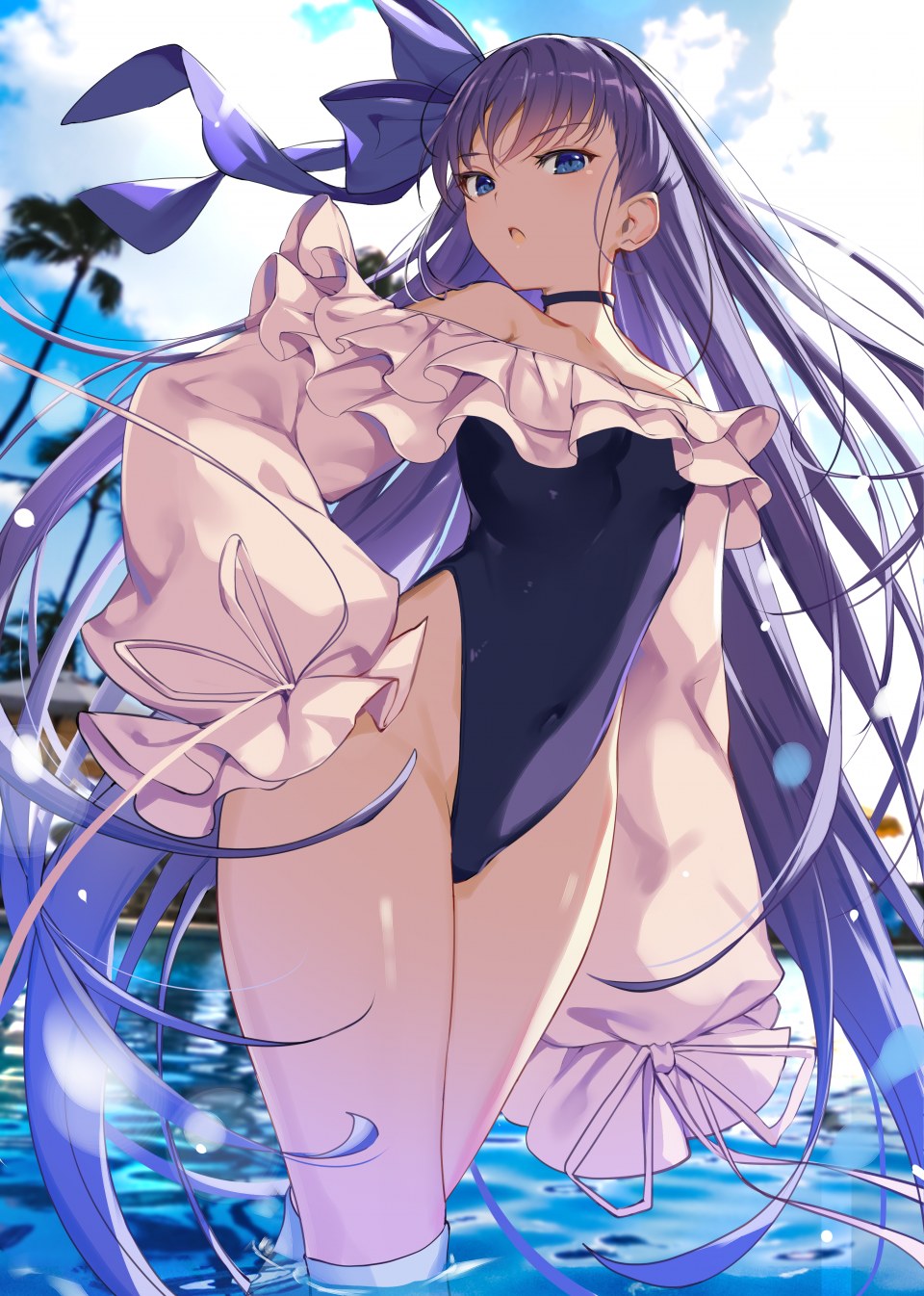 Fate系列 Fate/GrandOrder Ikomochi 泳装 黑丝