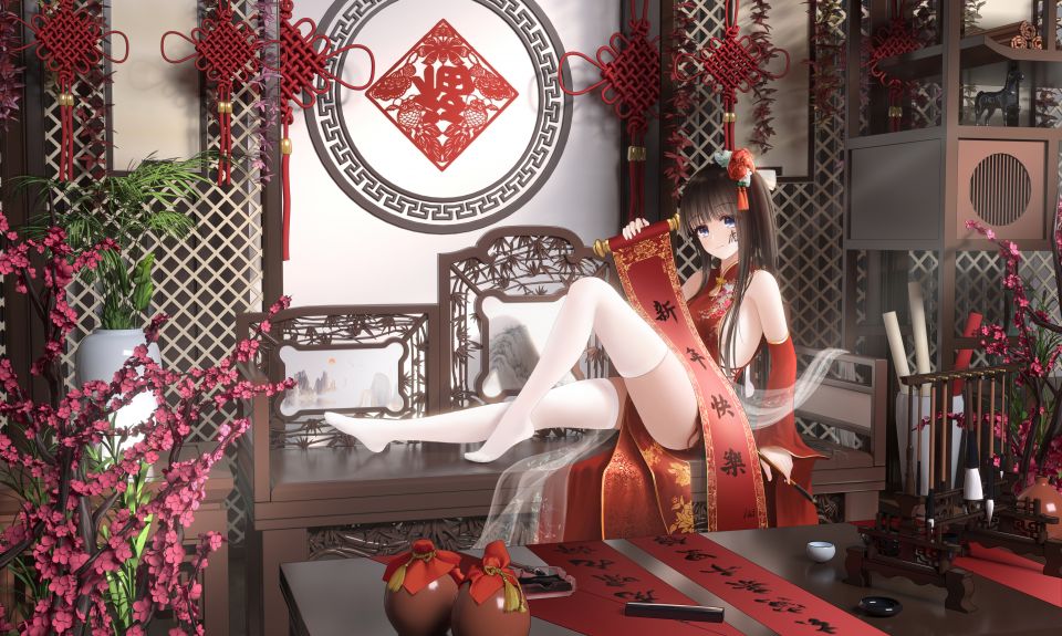 原创 Liht Single 长发 视线正对 前发 Highres 碧眼