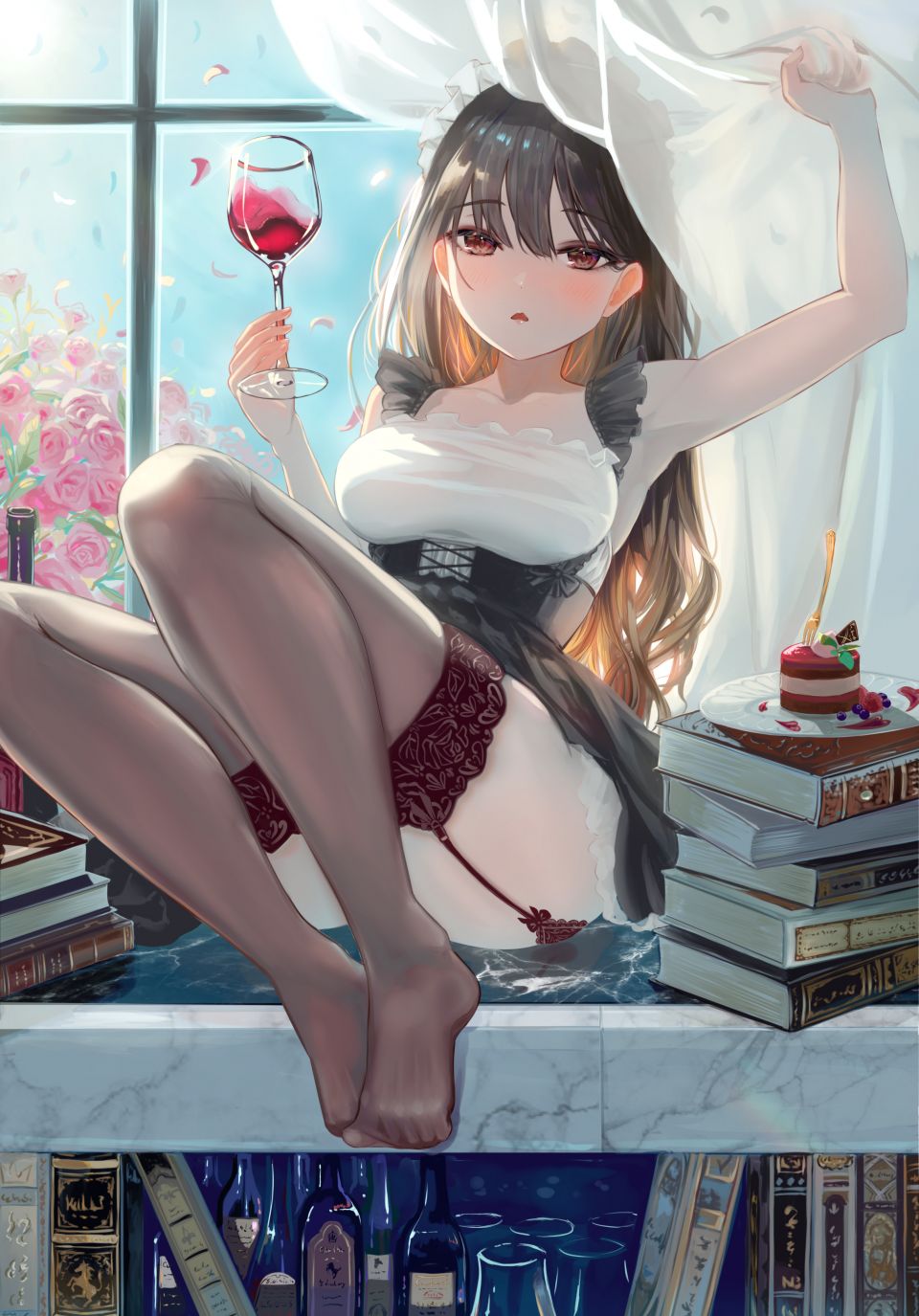 Ito_Lab 掀裙 Stockings 黑丝