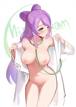 yichanmeow,精灵宝可梦,pokemon_sv,breasts,nipples,No-Bra,nopan,猫咪,看穿,脱衣