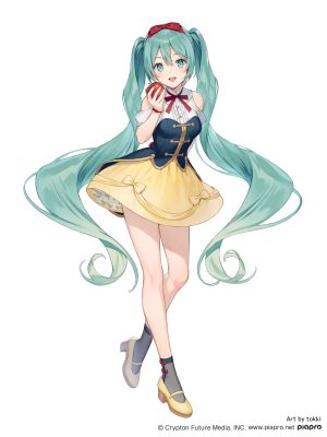 tokki,初音ミク,VOCALOID,vocaloid_append,掀裙