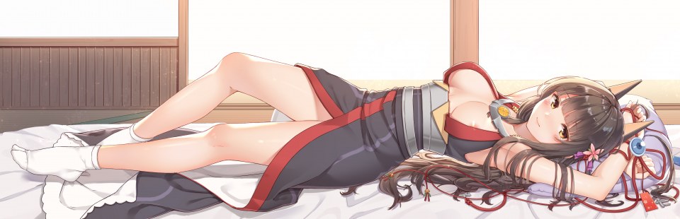 Yinchi 战舰少女 胸部 和服 Aliasing