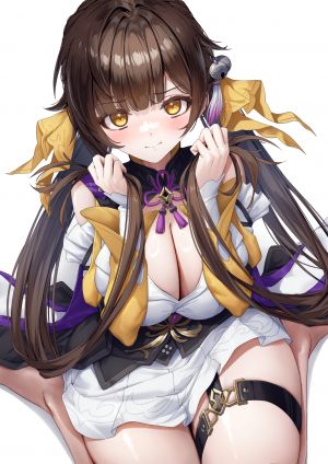 xfate,sushang,崩坏：星穹铁道,cleavage,garter