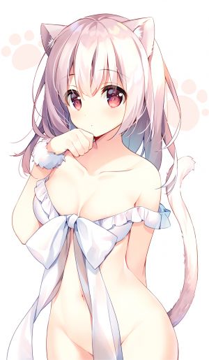 suimya,兽耳,bottomless,bra,猫耳