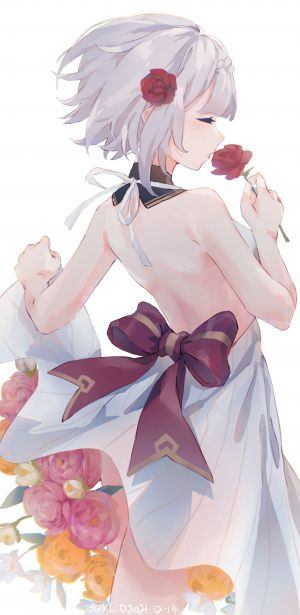 SWKL:D,原神,Noelle,doujin,少女,flower