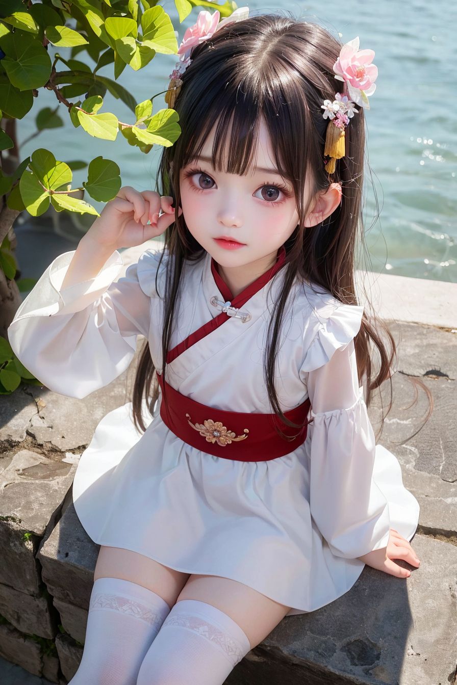 Pluto_Hardess 汉服 中国风 Hanfu 萝莉 过膝袜 丝袜 Realistic