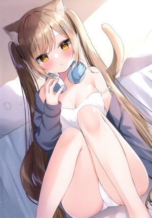 hamico,omochi_box,兽耳,lingerie,猫耳,睡衣,胖次