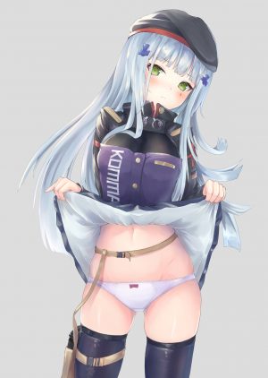 parfait_fate,hk416,少女前線,garter,胖次,掀裙,黑丝,制服