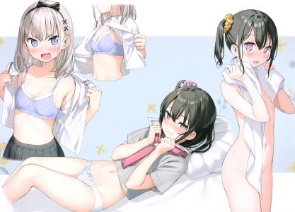 kantoku,雫,5年目の放課後,原创,脸红,bra,nude,胖次,毛巾,下着,脱衣